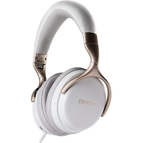 Ah-Gc30 Casque Sans Fil Avec Réduction Du Bruit (Anc), Bluetooth, Résolution Hi-Res, Microphone, 20 Heures D¿Autonomie De La Batterie, Blanc