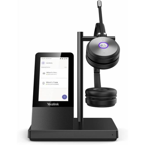 Wh66 Duo Dect Casque Sans Fil Noir