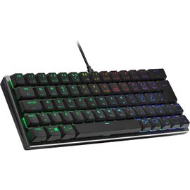 Clavier De Jeu Filaire ¿ Disposition Informatique Compacte 60%, Commutateurs Mécaniques À Faible Profil, Rétroéclairage Rvb À Bouton, Commandes À Vol, Compatible Macos/Windows ¿ Space