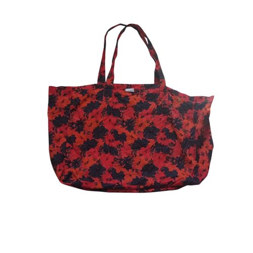 Grand sac en tissu fleuri