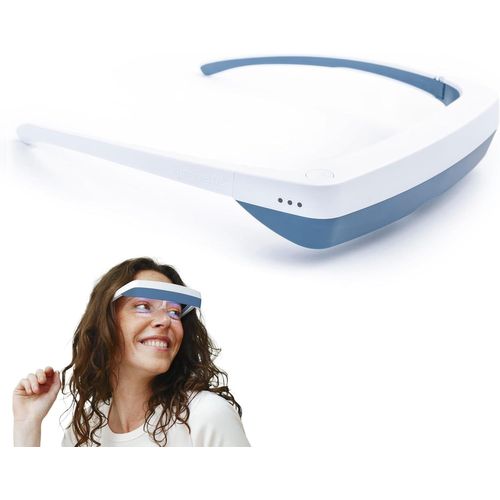 3 Lunettes De Luminothérapie - Lampe De Luminothérapie Portable Pour Les Troubles Du Sommeil Et Le Blues Hivernal - Déjà Plus De 300.000 Utilisateurs Satisfaits (Bleue)