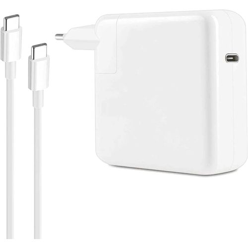 Chargeur Usb C 67W Compatible Avec Macbook Pro Et Macbook Air Dotés D'Un Port Usb C, Ipad Pro, Samsung Galaxy Et Tous Les Appareils De Type C, Avec Câble Usbc Vers C De 2M