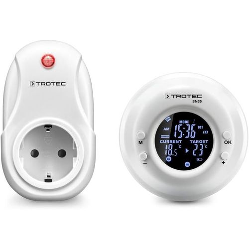 Branchez Thermostat Bn35 Blanc Zigbee Style Moderne Contrôle À Distance