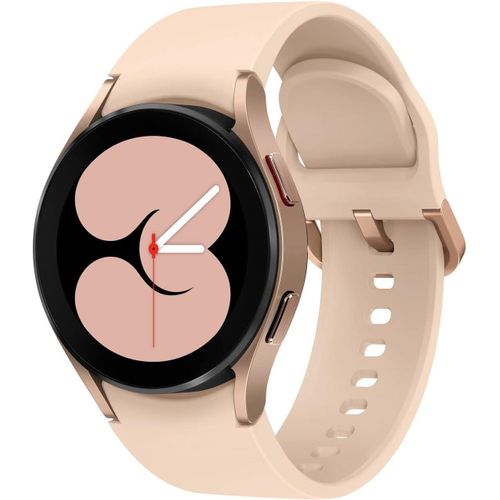Montre Connectée Galaxy Watch4 Round Lte,Wear Os,Lunette Rotative,Montre Fit,Tracker D'Activité,40 Mm,Or