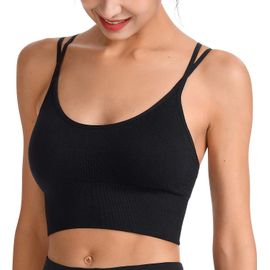 - Femme Soutien Gorge De Sport Sans Armature Doux 1 2 3 Pièces Brassière Yoga Confortable Séchage Rapide Pour Jogging Gym Fitness S À 2xl