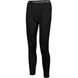 Asfasfq-Garçons Pantalons De Compression Enfants Leggings Collants Jeunes Sports Sous-Vêtements Sous-Couche De Compression Athlétique Respirant Culottes Pour Soccer Hockey Basket-Ball Football