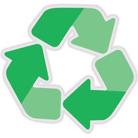 Recyclage Tri Sélectif Logo Environnement Ordure Poubelle Autocollant Sticker Logo931 - 17 Cm