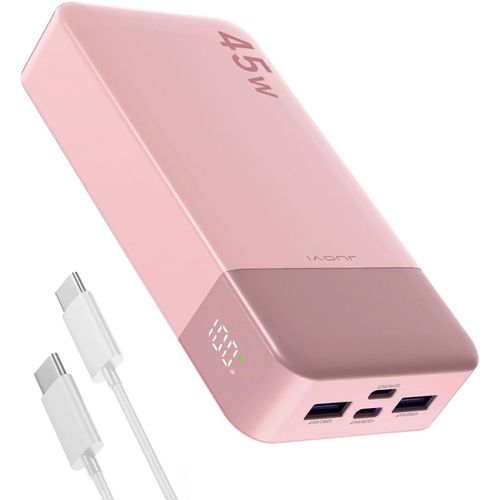 J2621 Batterie Externe 45w 20000mah Power Bank, Chargeur Externe Portable Charge Rapide Pd 3.0 Qc 4.0 Usb-C In & Out Compatible Avec Iphone 16 15 14 13 12 Tablette Macbook Samsung S24 S23 S22