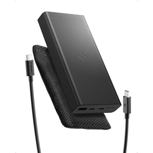 KALANKA-Essential Batterie Externe 20000mah, [Pochette & Câble USB C Offerts] 30W Power Bank, Chargeur Portable 3 Ports pour iPhone 17/16/15/14/13, Samsung S25, Pixel 10/9, iPad, Switch, Etc - Noir