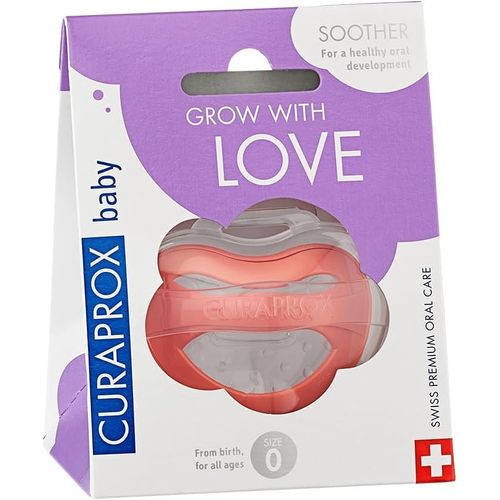 Kalanka-Sucette Baby Taille 0 ¿ Pour Nouveau-Nés | Favorise Le Développement Naturel De La Mâchoire Et Du Palais | Sans Bpa, Rose | Fabriquée En Suisse