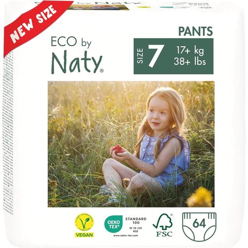 Kalanka-Naty Couches-Culottes Ecologiques \U2013 Culottes Hypoallergéniques Et Sans Produits Chimiques Nocifs, Très Absorbantes Et Écologiques Pour Les Garçons Et Les Filles (Taille 7-64 Culottes)