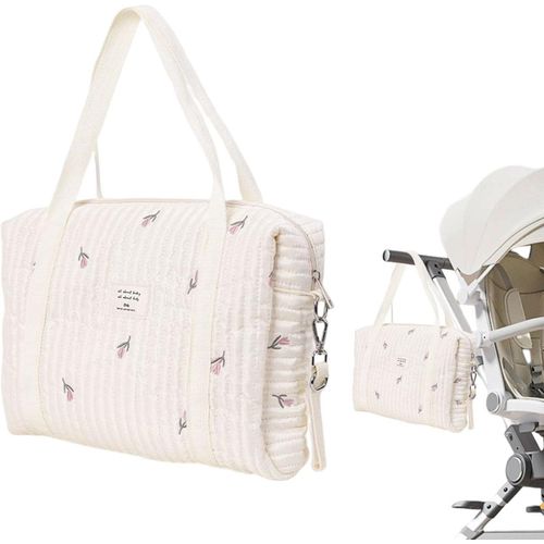 Kalanka-Sac À Langer Portable, Fourre-Tout Grande Capacité En Coton, Bandoulière Pour Voyage