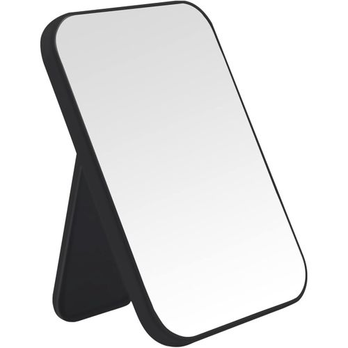 Kalanka-Miroir De Maquillage De Bureau De 20,3 Cm, Miroir De Princesse Portable, Miroir Carré Double Usage À Suspendre Au Mur, Noir 
