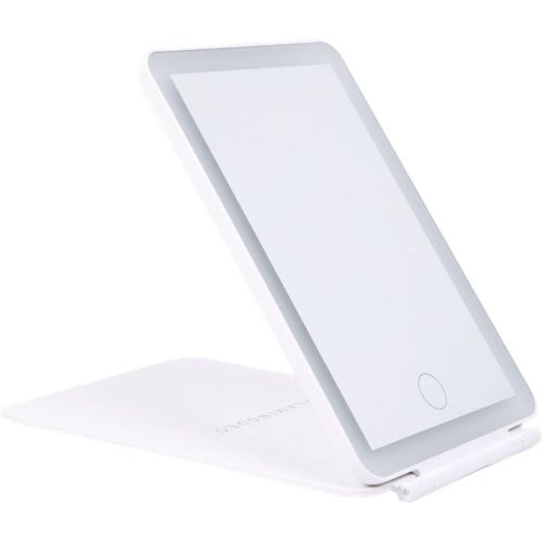 Kalanka-Miroir Coiffeuse - Miroir Maquillage Led 3 Modes, Intensité Réglable, Led Miroir Rechargeable, Miroir De Poche Femme, Miroir De Table