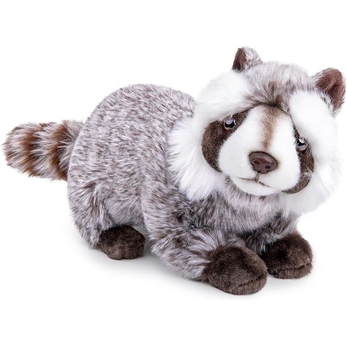 KALANKA-Jouets en Peluche Raton Laveur 30cm/12\u201d, Simulation Jouet en Peluche Raton Laveur Poupée Réaliste, Peluche Raton Laveur Jouets Animaux Sauvages en Peluche Raton Laveur
