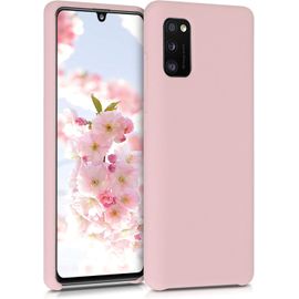 Housse Compatible Avec Samsung Galaxy A41 Coque - Housse De Téléphone Protection Souple En Tpu Silicone - Rose Ancien Mat