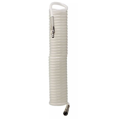 Tuyau d'air en spirale 10m - Ø intérieur 9,3mm - pression max 15 bar - raccord rapide