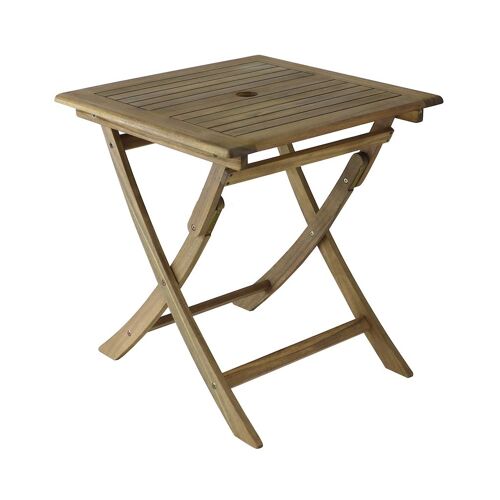 Table Pliante - Sophie - Acacia Fsc 100% - 70 X 70 Cm