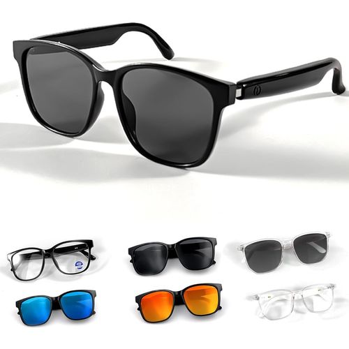 Smart Glasses Lunettes Connectée De Soleil Bluetooth Intelligente Audio Homme Femme Ecouteur Sans Fil Pour Android Ios Musique Telephone Sport Velo Assistant Vocal Etanche[Z4020]