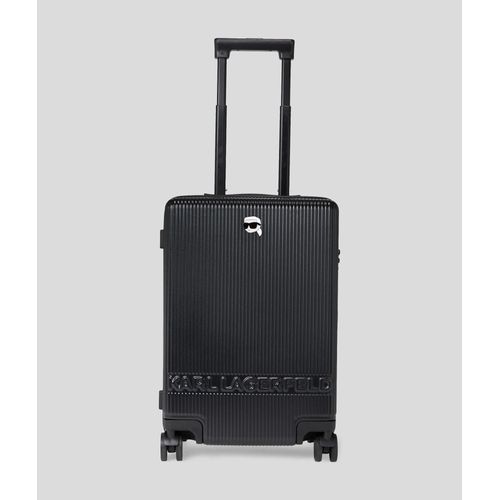 Karl Lagerfeld - Valise À Roulettes Rigide Ikon, Woman, Black, Size: One Size