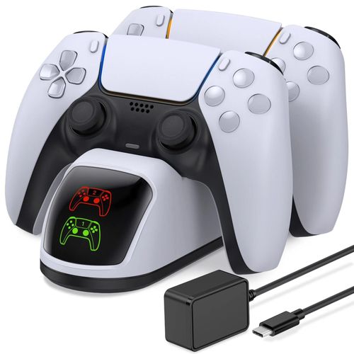 Station De Charge Rapide Pour Manette Ps5, Chargeur De Manette De Jeu, Câble De Type C, Indicateur, Entrée 5v, 3a, Accessoires Ps5-X111