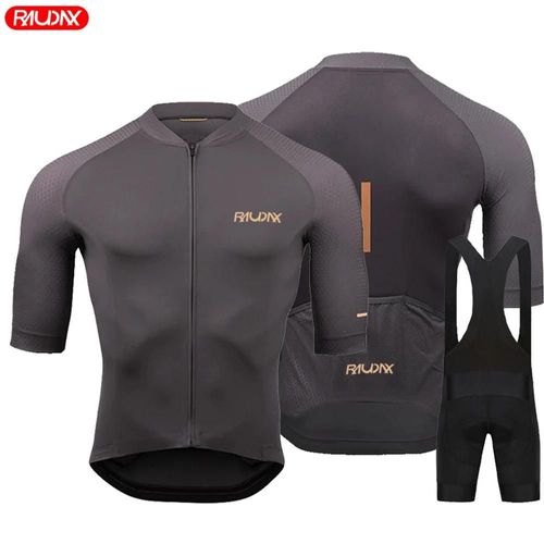 Raudax Team 2024 Hommes Été À Manches Courtes Maillot De Cyclisme Ensemble Vtt Maillot Ropa Ciclismo Vêtements De Vélo Respirant Vêtements De Cyclisme-S-Cycling Set