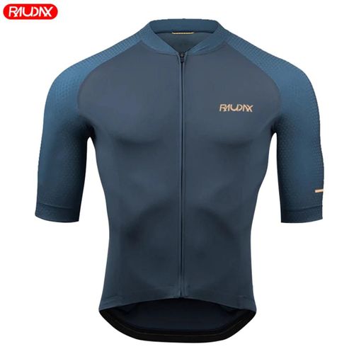 Raudax Team 2024 Hommes Été À Manches Courtes Maillot De Cyclisme Ensemble Vtt Maillot Ropa Ciclismo Vêtements De Vélo Respirant Vêtements De Cyclisme-Xxl-Bleu