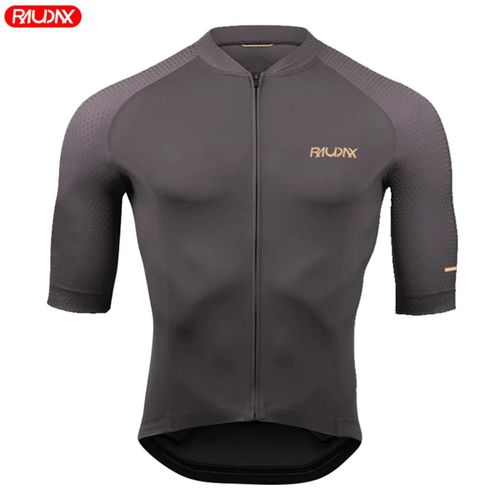 Raudax Team 2024 Hommes Été À Manches Courtes Maillot De Cyclisme Ensemble Vtt Maillot Ropa Ciclismo Vêtements De Vélo Respirant Vêtements De Cyclisme-S-Marron