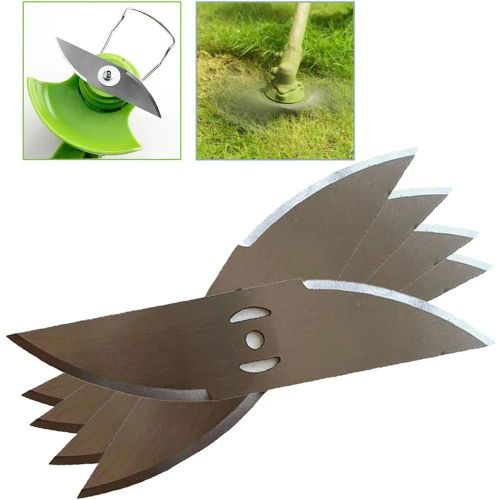 1/5 pièces 150mm métal herbe taille-bordures tête lame remplacement tondeuse à gazon lames de scie raccords jardin outil électrique accessoires-5PCS