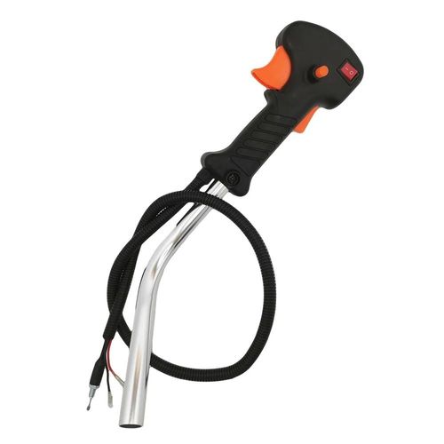 Ensemble de commutateur d'accélérateur manuel pour débroussailleuse à essence, poignée de Tube de coupe d'herbe, câble de déclenchement d'accélérateur, chaîne en aluminium-A 1 PC