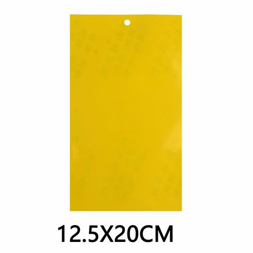 Piège à Insectes en Papier Collant Jaune pour l'Été,Tuer les Mouches,Pucerons,Guêpes,Lot de Nuisibles,Lutte Antiparasitaire,Fournitures de Jardin pour la Maison,10 Pièces - Type 20 X 12.5