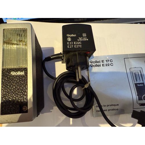 Rollei E 17 C (avec prise et livret technique) - flash - vintage