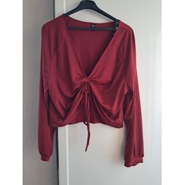 Tunique Courte Neuve Taille 46-48 Bordeaux