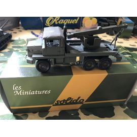 Camion Berliet Gbc 8kt 6x6 Cmd Grue Depannage 1/50 Eme En Zamac De La Marque Solido -Solido-Solido