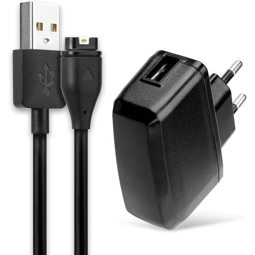 Chargeur Pour Montre Connectée + Câble Usb System Connector Compatible Avec - Adaptateur Secteur 1a Câble Charge Rapide Smartwatch 1m Gps Sport Fitness