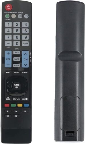 VornixorSarlshop-AKB72915206 Universal Télécommande remplacée Convient pour LG AKB72914240 TV 32LD420 32LD420-ZA 42LD420 47LD420 32LD450 32LD450-ZA 37LD450 42LD450 42LD450-ZA 47LD450 32LD520 42LD520