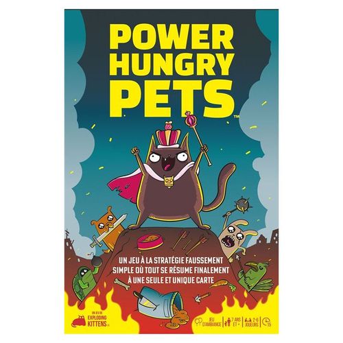 Jeu D'ambiance Asmodee Power Hungry Pets