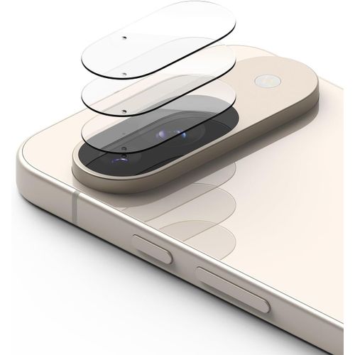 CAUC-Protection Caméra Google Pixel 9 Verre Trempé [3 Pack] 9H Dureté Camera Lens Protection Anti-Rayures Aucune Interférence de Flash Caméra Arrière Protecteur Pixel 9 - Clear