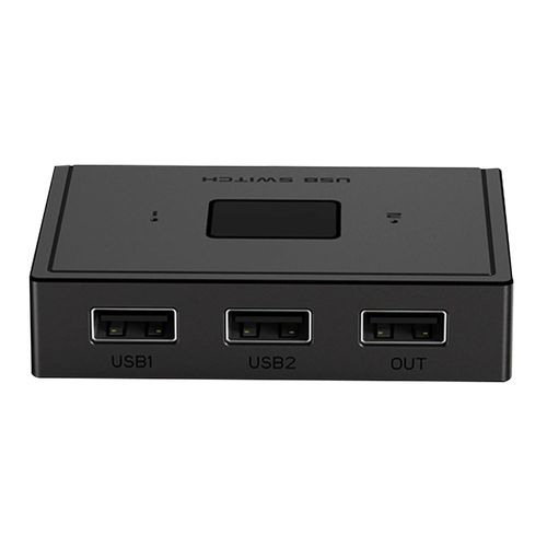 Sélecteur De Commutateur Usb 2.0,Commutateur Usb Bidirectionnel 2 En 1 Pour 2 Ordinateurs,Partage Clavier,Souris,Imprimante,Scanner,Commutateur Kvm Avec Mac/Win/Linux