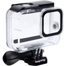 Boîtier de protection étanche pour plongée sous-marine compatible avec GoPro Hero 8 Noir 60 m