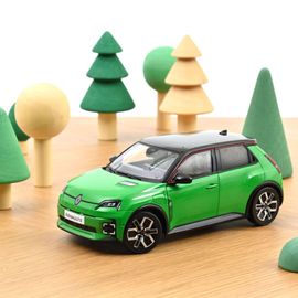 Norev 1/18 - Renault 5 E-Tech Pop 2025 - Voiture Électrique Vert Pop Et Noir 185502-Norev