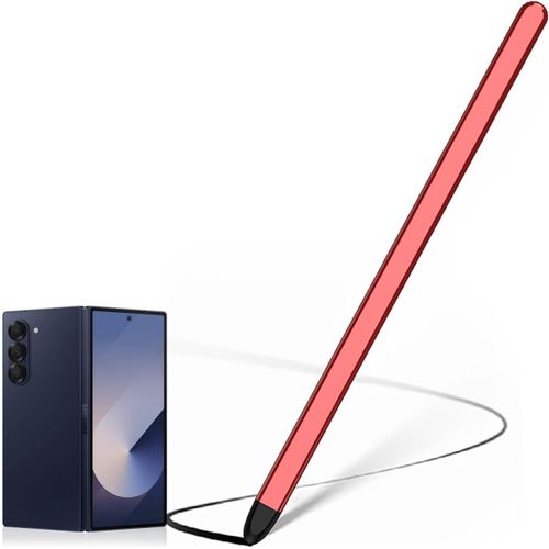 Stylet Fold6/Fold5, Stylet pour Tablette Samsung Stylet pour Pad, Stylet pour Tablette, Pointe Sensible, Remplacement du Stylet Sam S Pen-Rouge