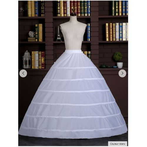 Jupon - Mariage -Déguisement Princesse - 6 Cerceaux Tres Ample