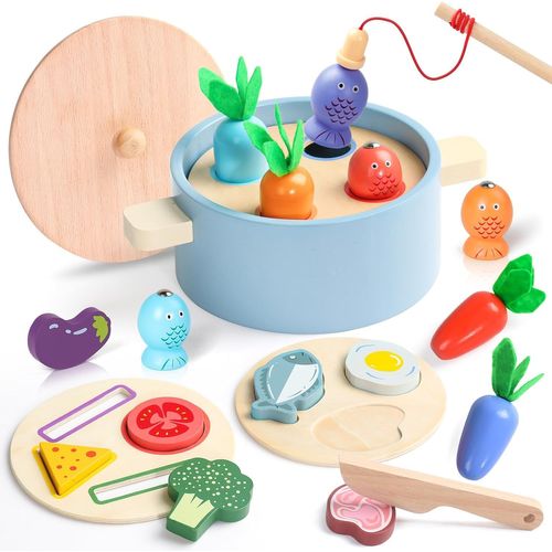 Children's Toy for 2 Years-Children's Dinette 2 3 Years Kitchen Games Children 2 Years,5-in-1 Toy Montessori Games 2 Years Educational Game 2 3 Years,Gift for Children 2 3 4 Year Old Girl Boy