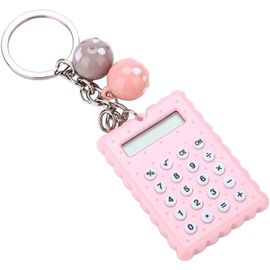 Calculatrice de Poche, Calculatrice Porte-clés, Calculatrice Porte-clés, Enfants Portables pour Enfants(Pink)