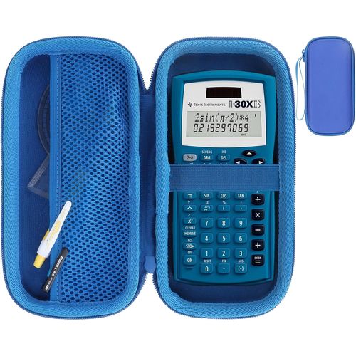 Dur Étui de Protection pour TI-36X Pro/TI-30Xa/TI-30X Plus/TI-30XIIS/TI-30XS/TI-30X Pro Calculatrice Scientifique (Bleu)