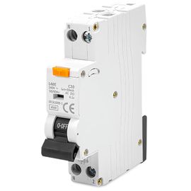 KUIU-Disjoncteur Différentiel Interrupteurs Differentiels: Disjoncteur De Circuit 1P+N, Interrupteur Fi Avec Rcbo 16 A 220 V, Courant Nominal Rcd Disjoncteur De Protection Contre Les Fuites À Terre