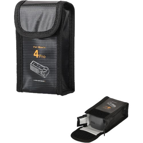 Lipo Batterie Coffre-Fort Sac Pour Dji Mavic 4 Pro Lgnifuge Antidéflagrant Housse Boîte De Rangement Chargement Sécurisés Sac De Rangement Accessoires Pour Drone (Pour 1 Batterie)-Marque Générale
