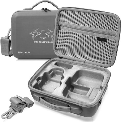 Sac Pour Dji Mini 4k/Mini 2 Se/Mini 2 Drone & Accessoires ¿ Valise Compacte,Étanche & Antichoc Avec Bandoulière ¿ Gris (Sac Seulement)-Marque Générale