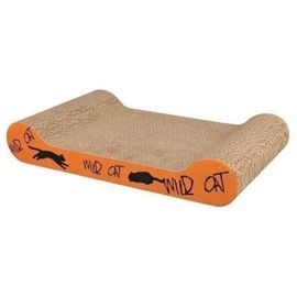 Griffoir Carton Wild Cat Avec Herbe Chat Trixie